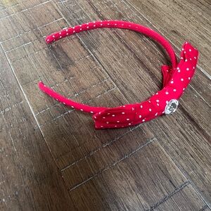Gymboree Girls Cherry Cute Red Polkadot Headband New without Tags Hair Accessory